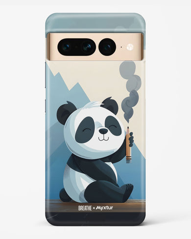 Pencil Panda Pal [BREATHE] Hard Case Phone Cover (Google)