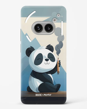 Pencil Panda Pal [BREATHE] Hard Case Phone Cover (Nothing)