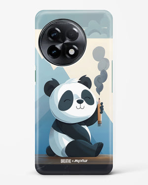 Pencil Panda Pal [BREATHE] Hard Case Phone Cover (OnePlus)