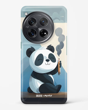 Pencil Panda Pal [BREATHE] Hard Case Phone Cover (OnePlus)