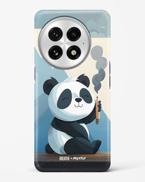 Pencil Panda Pal [BREATHE] Hard Case Phone Cover (OnePlus)