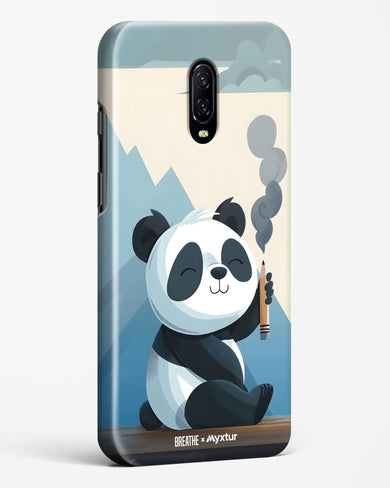 Pencil Panda Pal [BREATHE] Hard Case Phone Cover (OnePlus)