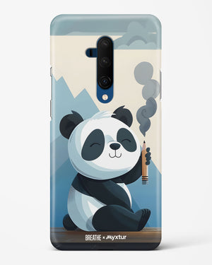 Pencil Panda Pal [BREATHE] Hard Case Phone Cover (OnePlus)