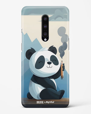 Pencil Panda Pal [BREATHE] Hard Case Phone Cover (OnePlus)