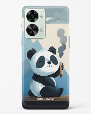Pencil Panda Pal [BREATHE] Hard Case Phone Cover (OnePlus)