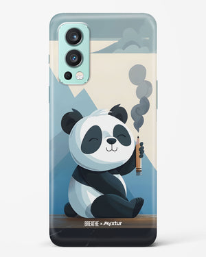 Pencil Panda Pal [BREATHE] Hard Case Phone Cover (OnePlus)