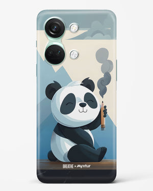 Pencil Panda Pal [BREATHE] Hard Case Phone Cover (OnePlus)