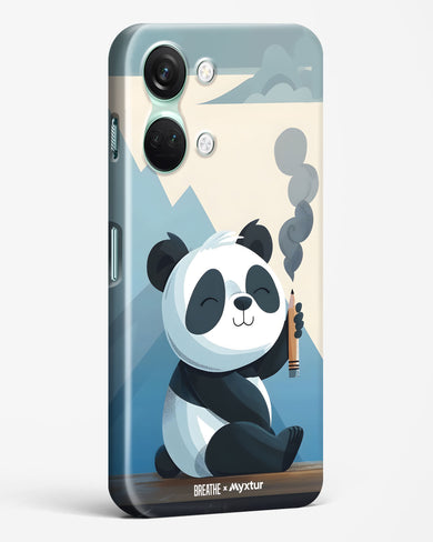 Pencil Panda Pal [BREATHE] Hard Case Phone Cover (OnePlus)