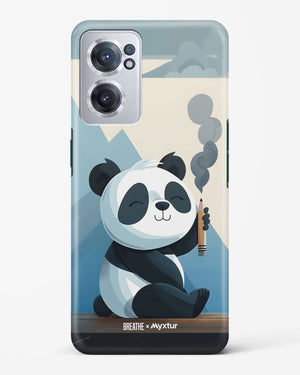 Pencil Panda Pal [BREATHE] Hard Case Phone Cover (OnePlus)