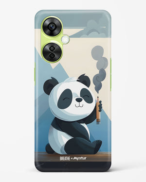 Pencil Panda Pal [BREATHE] Hard Case Phone Cover (OnePlus)