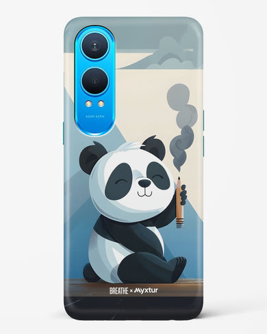 Pencil Panda Pal [BREATHE] Hard Case Phone Cover (OnePlus)