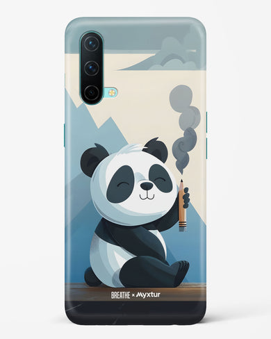 Pencil Panda Pal [BREATHE] Hard Case Phone Cover (OnePlus)