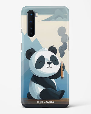 Pencil Panda Pal [BREATHE] Hard Case Phone Cover (OnePlus)