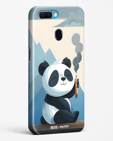 Pencil Panda Pal [BREATHE] Hard Case Phone Cover (Oppo)