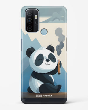 Pencil Panda Pal [BREATHE] Hard Case Phone Cover (Oppo)