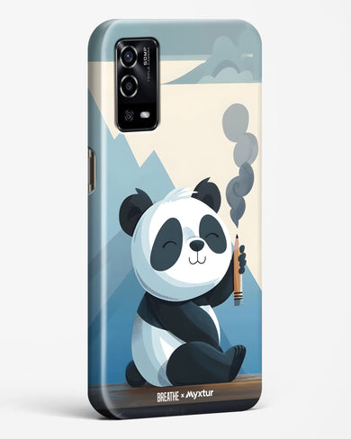 Pencil Panda Pal [BREATHE] Hard Case Phone Cover (Oppo)
