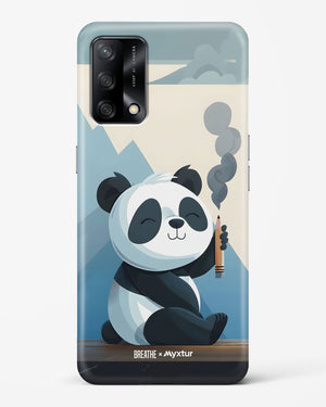 Pencil Panda Pal [BREATHE] Hard Case Phone Cover (Oppo)