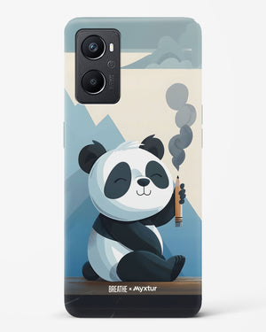 Pencil Panda Pal [BREATHE] Hard Case Phone Cover (Oppo)