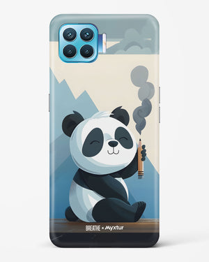 Pencil Panda Pal [BREATHE] Hard Case Phone Cover (Oppo)