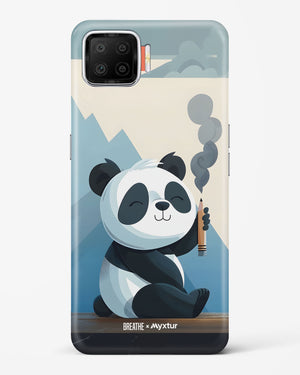 Pencil Panda Pal [BREATHE] Hard Case Phone Cover (Oppo)