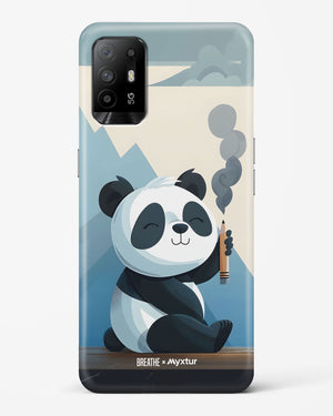 Pencil Panda Pal [BREATHE] Hard Case Phone Cover (Oppo)