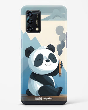 Pencil Panda Pal [BREATHE] Hard Case Phone Cover (Oppo)