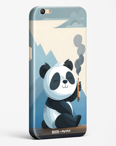 Pencil Panda Pal [BREATHE] Hard Case Phone Cover (Oppo)