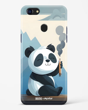 Pencil Panda Pal [BREATHE] Hard Case Phone Cover (Oppo)