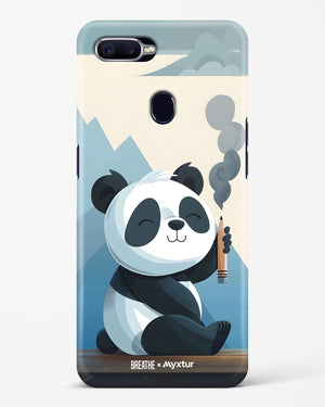 Pencil Panda Pal [BREATHE] Hard Case Phone Cover (Oppo)