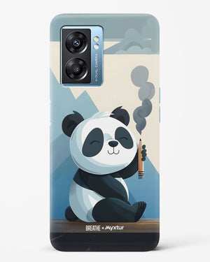 Pencil Panda Pal [BREATHE] Hard Case Phone Cover (Oppo)