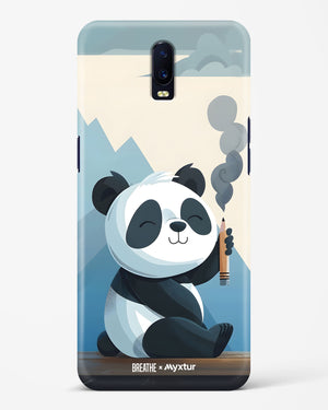 Pencil Panda Pal [BREATHE] Hard Case Phone Cover (Oppo)