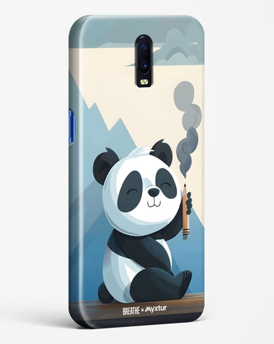 Pencil Panda Pal [BREATHE] Hard Case Phone Cover (Oppo)