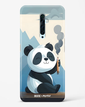 Pencil Panda Pal [BREATHE] Hard Case Phone Cover (Oppo)