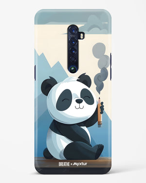 Pencil Panda Pal [BREATHE] Hard Case Phone Cover (Oppo)