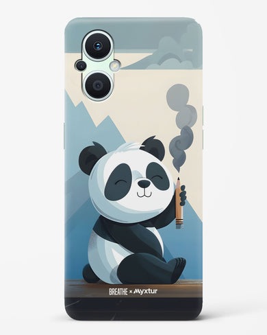 Pencil Panda Pal [BREATHE] Hard Case Phone Cover (Oppo)