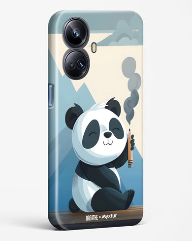 Pencil Panda Pal [BREATHE] Hard Case Phone Cover (Realme)