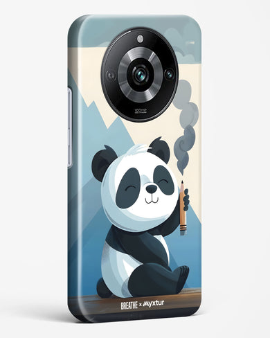 Pencil Panda Pal [BREATHE] Hard Case Phone Cover (Realme)