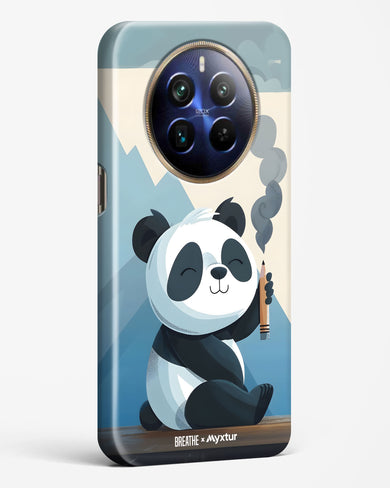 Pencil Panda Pal [BREATHE] Hard Case Phone Cover (Realme)
