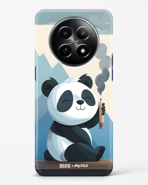 Pencil Panda Pal [BREATHE] Hard Case Phone Cover (Realme)