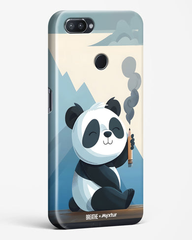 Pencil Panda Pal [BREATHE] Hard Case Phone Cover (Realme)