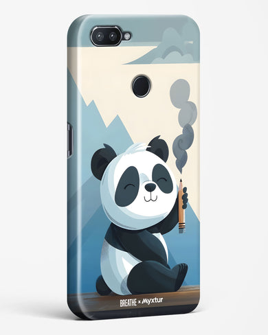 Pencil Panda Pal [BREATHE] Hard Case Phone Cover (Realme)