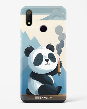 Pencil Panda Pal [BREATHE] Hard Case Phone Cover (Realme)