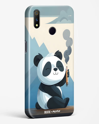 Pencil Panda Pal [BREATHE] Hard Case Phone Cover (Realme)