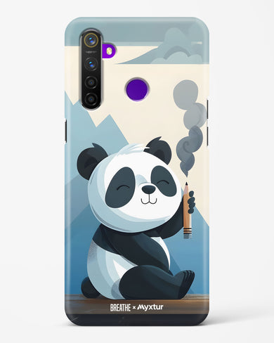 Pencil Panda Pal [BREATHE] Hard Case Phone Cover (Realme)