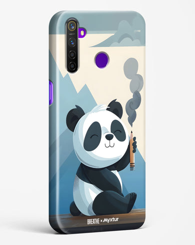 Pencil Panda Pal [BREATHE] Hard Case Phone Cover (Realme)