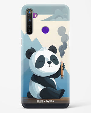 Pencil Panda Pal [BREATHE] Hard Case Phone Cover (Realme)