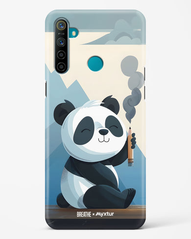 Pencil Panda Pal [BREATHE] Hard Case Phone Cover (Realme)