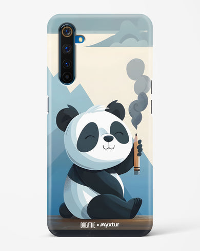 Pencil Panda Pal [BREATHE] Hard Case Phone Cover (Realme)