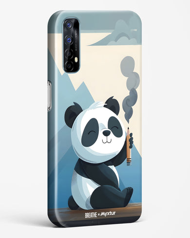 Pencil Panda Pal [BREATHE] Hard Case Phone Cover (Realme)