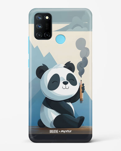 Pencil Panda Pal [BREATHE] Hard Case Phone Cover (Realme)